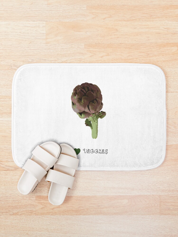 Alternate view of Artichoke - I love veggies Bath Mat