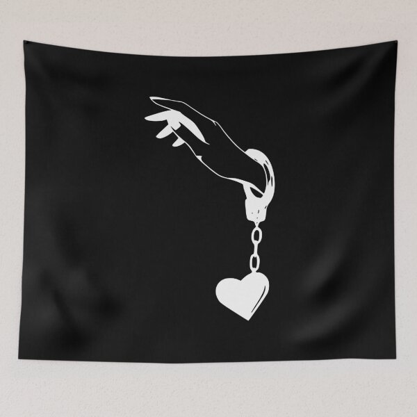 Item preview, Handcuffed heart designed and sold by TShirtsByMs.