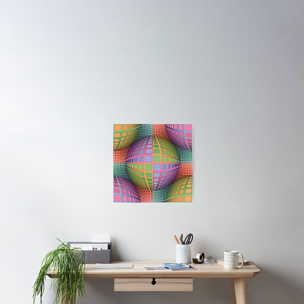 In Impossible Art (impossible objects, visual art), the Dutch artist Maurits Cornelis Escher became famous. He used techniques based on mathematical principles in the creation of his artworks. Poster