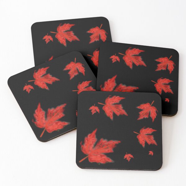 Item preview, RED ORANGE MAPLE LEAF  designed and sold by GIVENGRACE.ART.