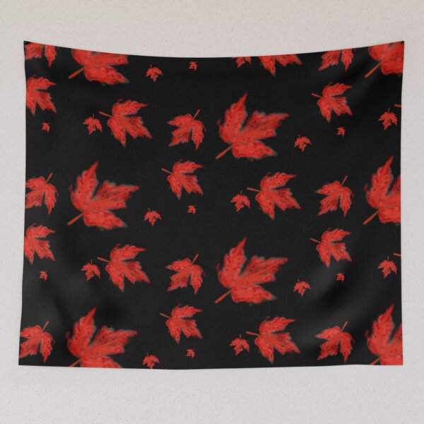 Item preview, RED ORANGE MAPLE LEAF  designed and sold by GIVENGRACE.ART.