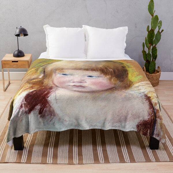 Item preview, Study of a small child vintage painting - mary cassatt designed and sold by Vintage Designs +.