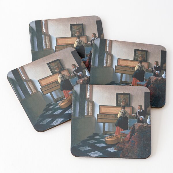 Item preview, The music lesson-Johannes Vermeer designed and sold by LexBauer.