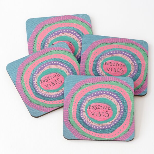 Item preview, Positive Vibes Mandala designed and sold by MyCraftyNell.