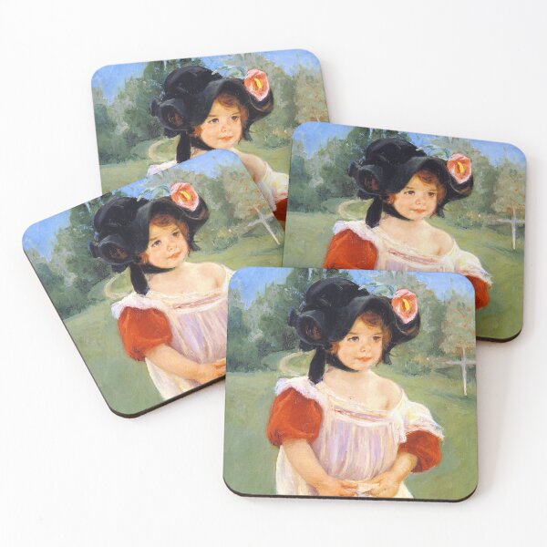 Item preview, Child in a bonnet painting - mary cassatt  designed and sold by Vintage Designs +.