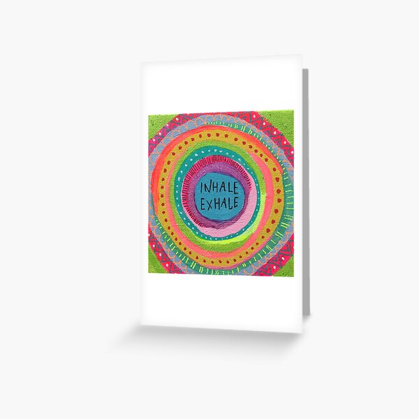 Item preview, Inhale Exhale Mandala designed and sold by MyCraftyNell.
