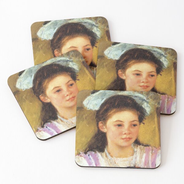 Item preview, Girl with a large bow in her hair painting - mary cassatt  designed and sold by Vintage Designs +.
