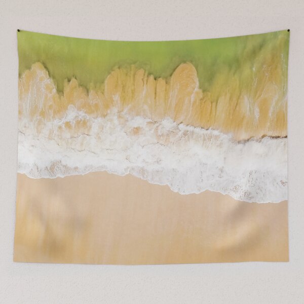 Item preview, Waves crashing on the beach designed and sold by StaySaltyArt.