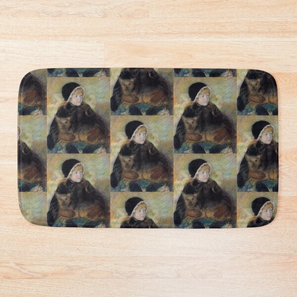 Item preview, Girl holding a dog painting - mary cassatt  designed and sold by Vintage Designs +.