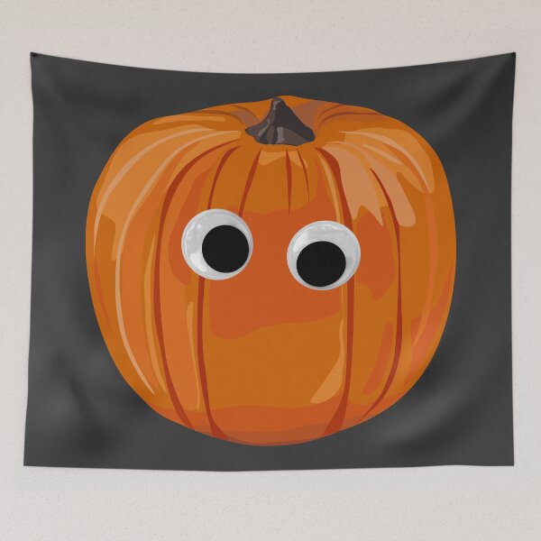 Item preview, Googly eyed pumpkin designed and sold by helengarvey.