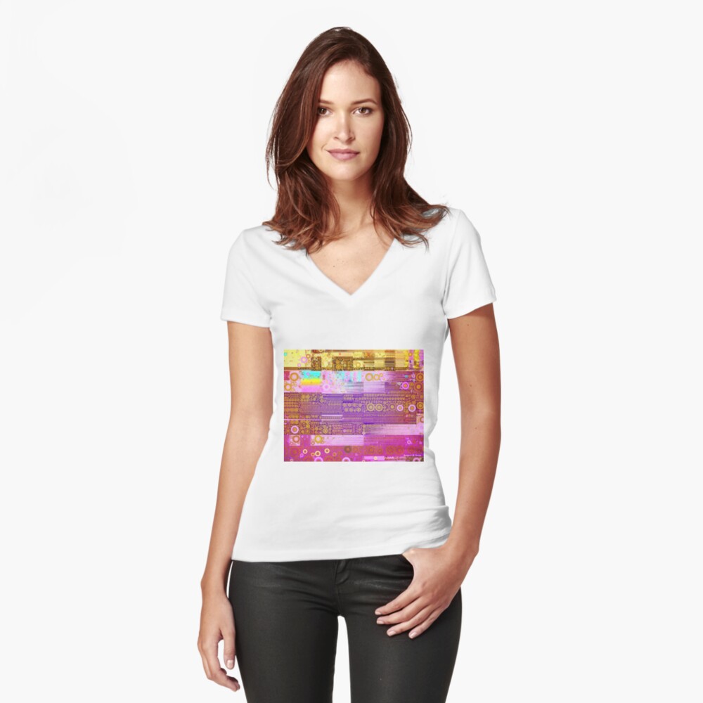 Item preview, Fitted V-Neck T-Shirt designed and sold by barbarastorey.