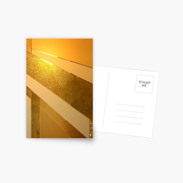 Crystalline Gold (card) Postcard