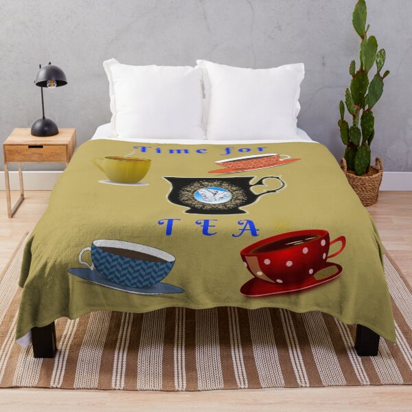 Time for Tea Throw Blanket
