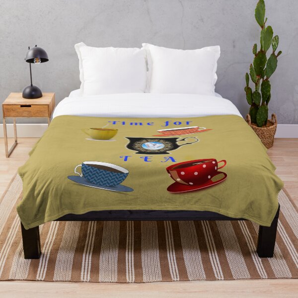 Time for Tea Throw Blanket
