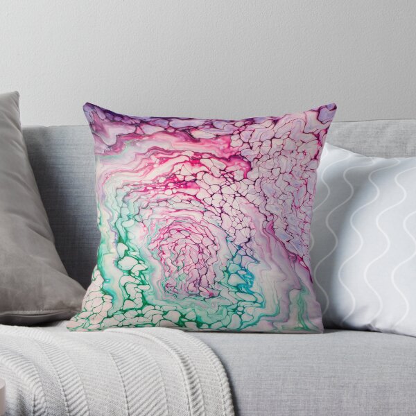 Unicorn Birth Throw Pillow