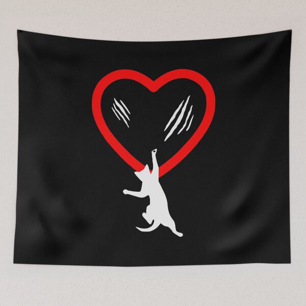 Item preview, Cat heart love designed and sold by TShirtsByMs.