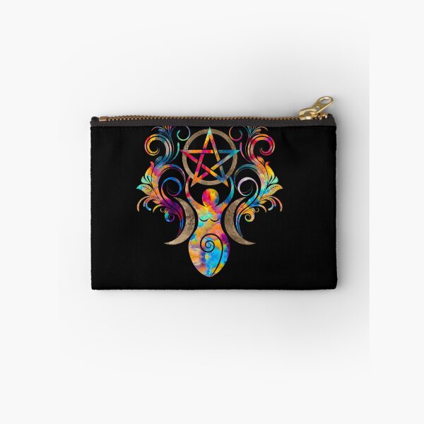 Item preview, Triple Moon Goddess with pentagram designed and sold by k9printart.