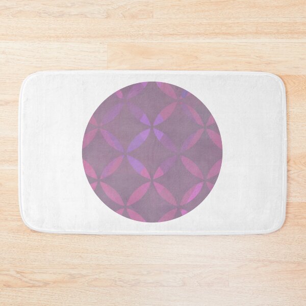Item preview, Retro Round Purple Pattern designed and sold by artsandsoul.