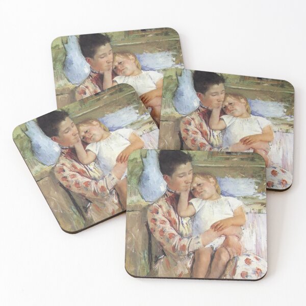 Item preview, Mother and child vintage painting - mary cassatt  designed and sold by Vintage Designs +.