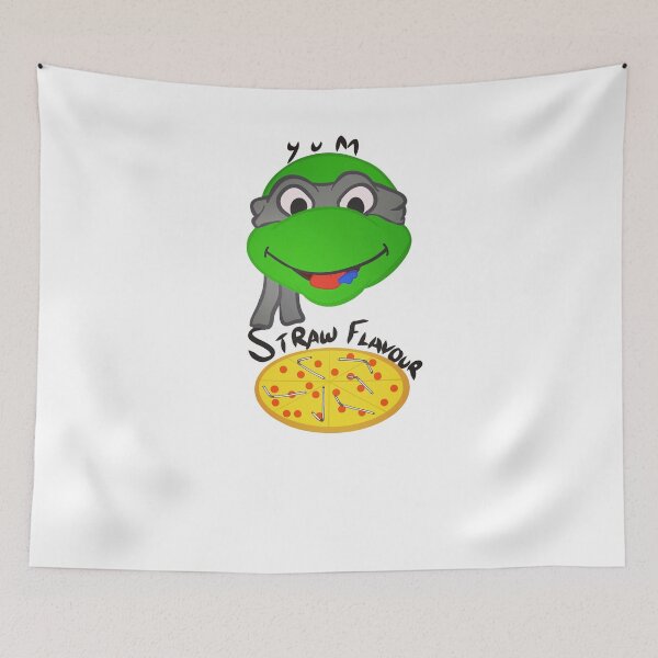 Item preview, TMNT straw pizza designed and sold by Finn Jones.
