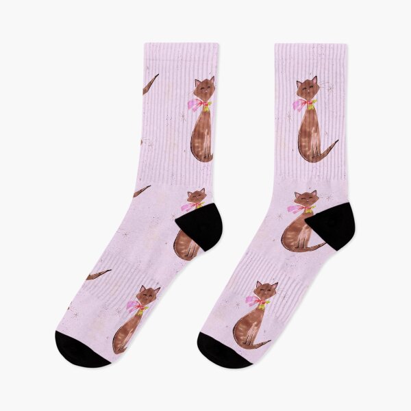 Item preview, Vintage Christmas Chartreux Cat designed and sold by Rachel Crawshaw.