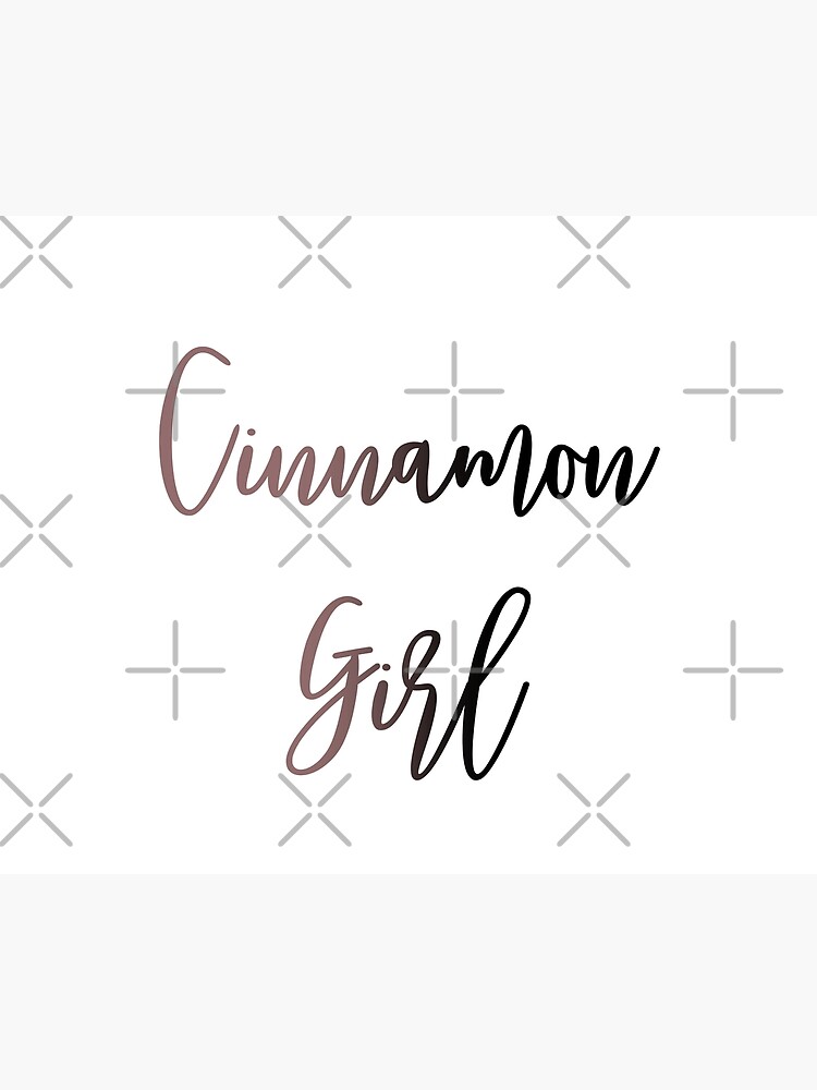 "Cinnamon Girl Typography" Poster for Sale by animateastory Redbubble