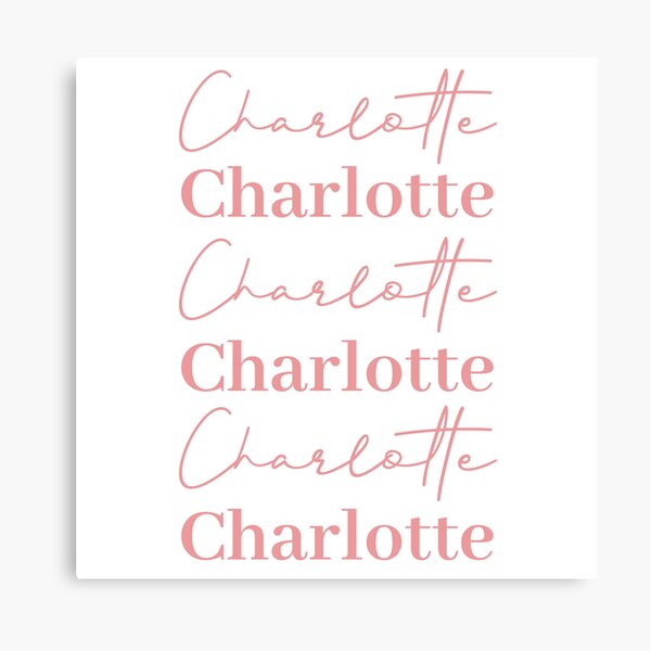 Charlotte Happy Birthday Wall Art Redbubble