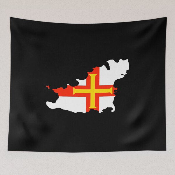 Item preview, Map and Flag of Guernsey designed and sold by IBMClothing.
