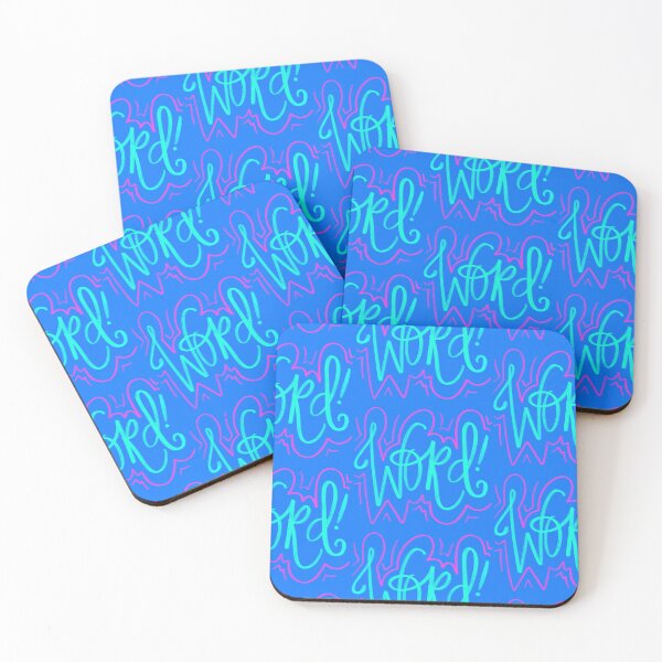 Item preview, WORD SLANG ON BLUE designed and sold by GIVENGRACE.ART.