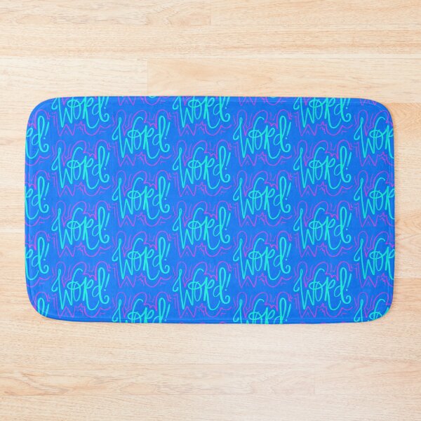 Item preview, WORD SLANG ON BLUE designed and sold by GIVENGRACE.ART.