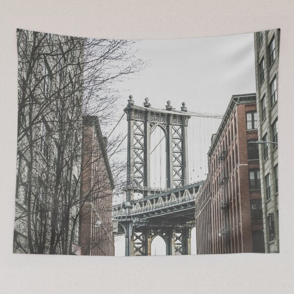 Item preview, Dumbo, Manhattan bridge, Brooklyn, New York city, Washington Street photography designed and sold by Spallutos.