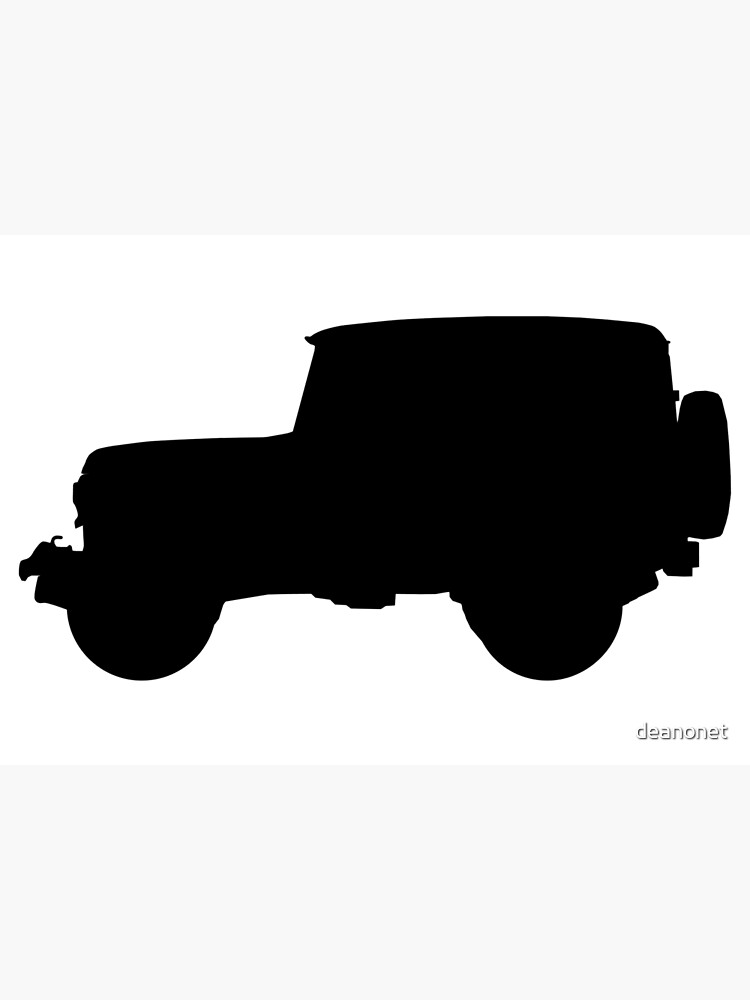 four-wheel-drive-classic-tlc-fj-poster-by-deanonet-redbubble