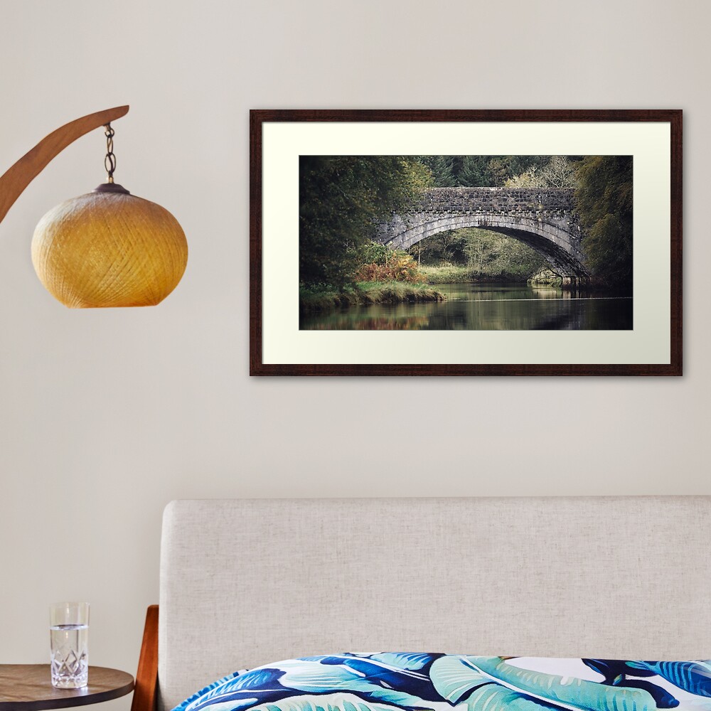 Bridge, Dubh Loch Framed Art Print