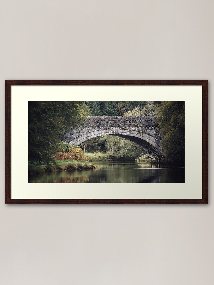 Alternate view of Bridge, Dubh Loch Framed Art Print