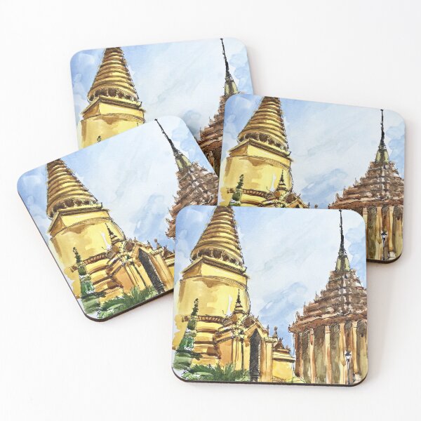Item preview, Bangkok Buddhist Temple Thailand designed and sold by TheJoeyStudio.