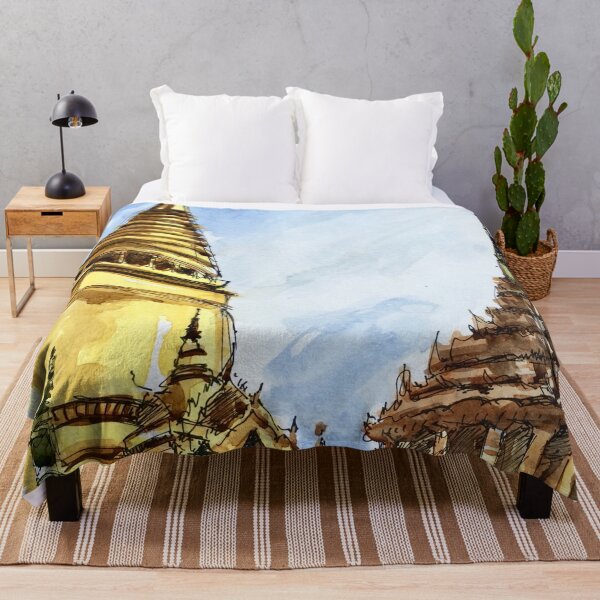 Item preview, Bangkok Buddhist Temple Thailand designed and sold by TheJoeyStudio.