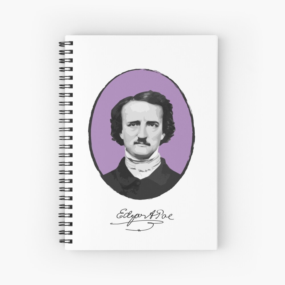 Edgar Allan Poe Spiral Notebook