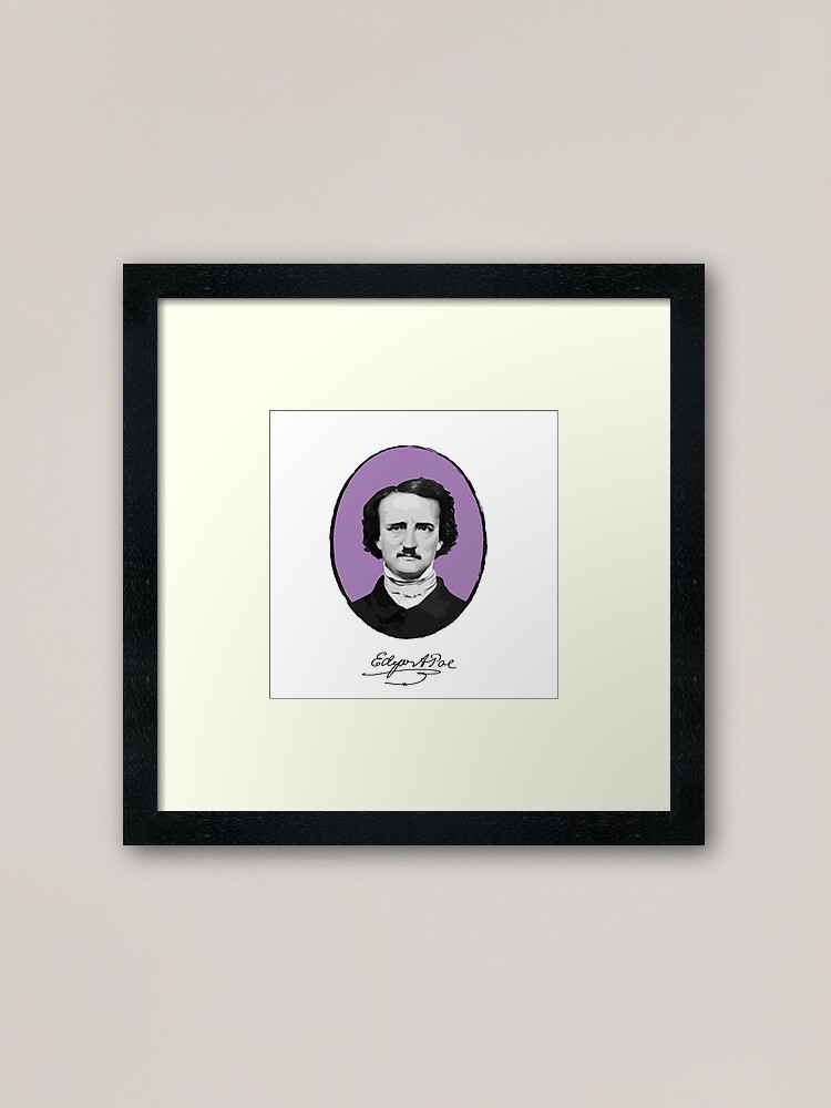 Alternate view of Edgar Allan Poe Framed Art Print