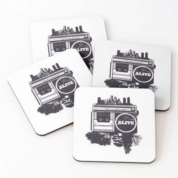 Item preview, Cassette recorder, city, nature, skyline designed and sold by DerSenat.