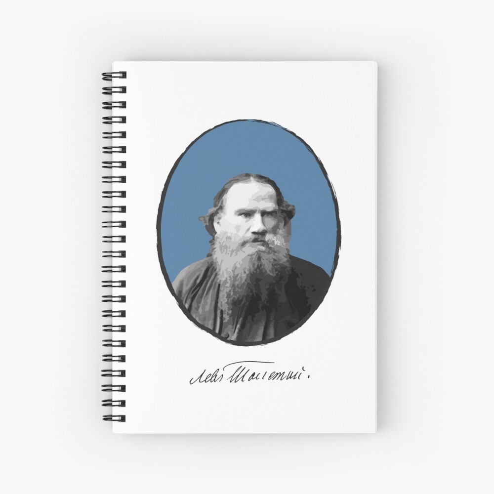 Lev Tolstoj Spiral Notebook