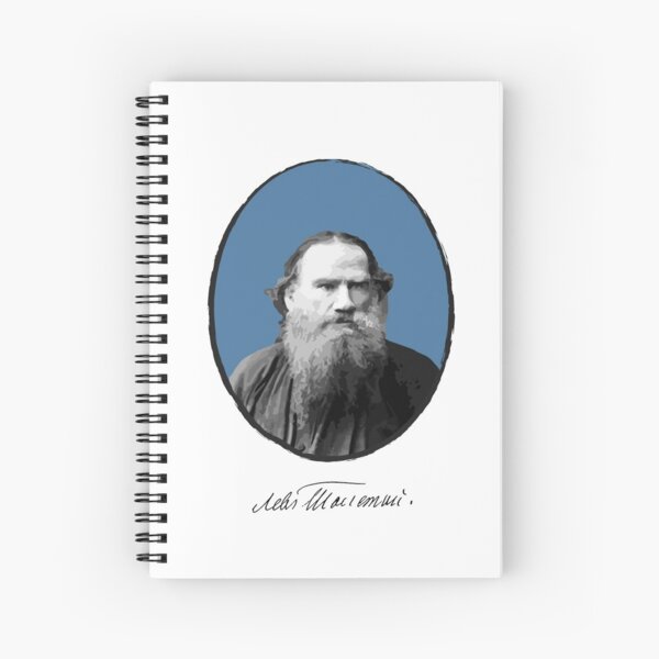 Lev Tolstoj Spiral Notebook