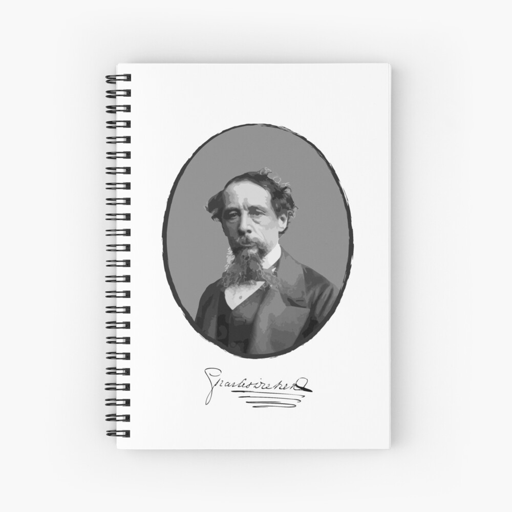 Charles Dickens Spiral Notebook