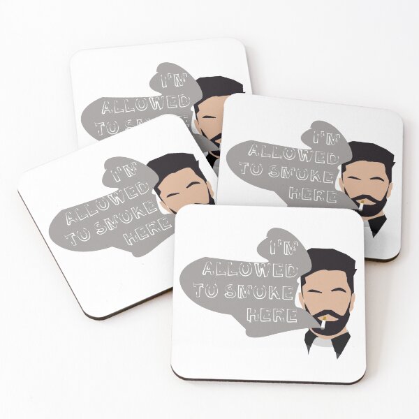 Item preview, I'm allowed to smoke in here. Jesse Custer designed and sold by HeardUWereDead.