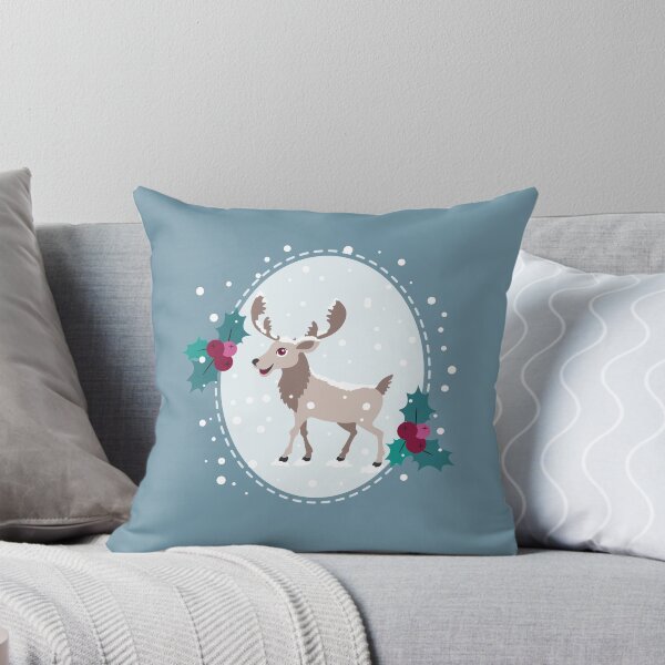 Item preview, Moose and snow - Christmas holidays, winter season designed and sold by Printables Passions.