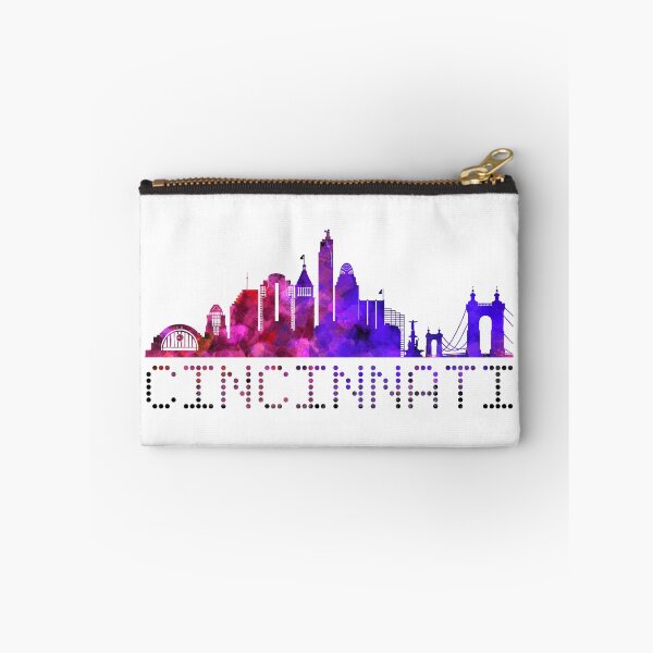 Item preview, Cincinnati Skyline Letters Red and Purple designed and sold by Olivia Ossege.