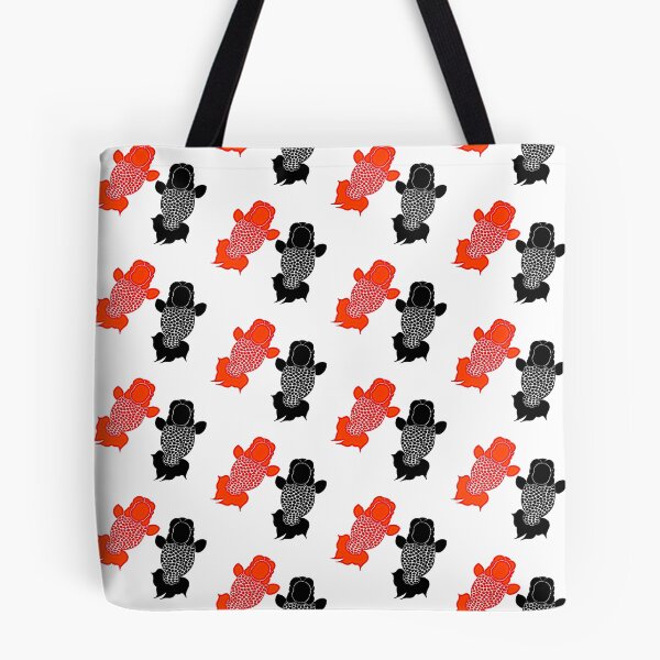 Item preview, Ranchu Goldfish Top View Full Red and Full Black designed and sold by Nosnah.