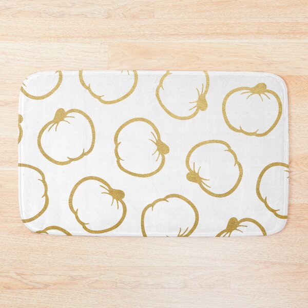Item preview, Gold and White Pumpkin Pattern designed and sold by evannave.