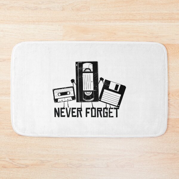 Item preview, Never forget retro music cassette, videocassette, disc designed and sold by DerSenat.