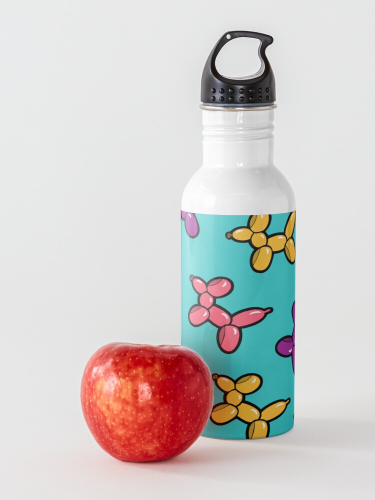 Alternate view of Balloon Animal Dogs Pattern in Blue Water Bottle