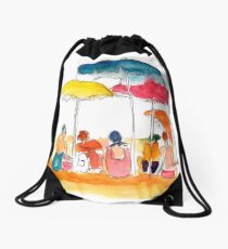 Beach Buddies Drawstring Bag